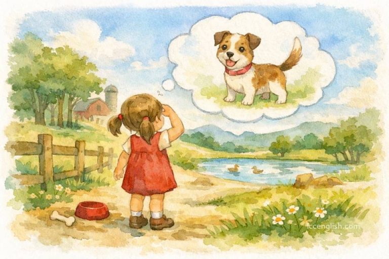 Oh where, oh where has my little dog gone? Oh where, oh where can he be? With his ears cut short And his tail cut long Oh where, oh where can he be? Mother Goose Nursery Rhymes 鵝媽媽童謠 哦，我的小狗去哪了？