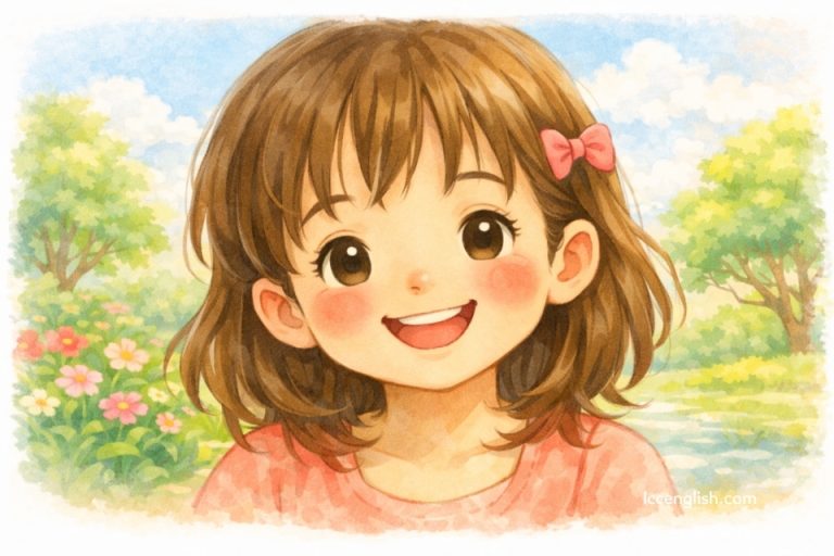 Happy Child Smile Illustration