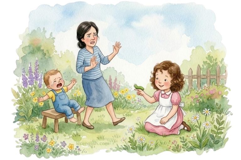 Little Arabella Miller Found a fuzzy caterpillar First it crawled upon her mother Then upon her baby brother They said, “Arabella Miller Take away that caterpillar!”