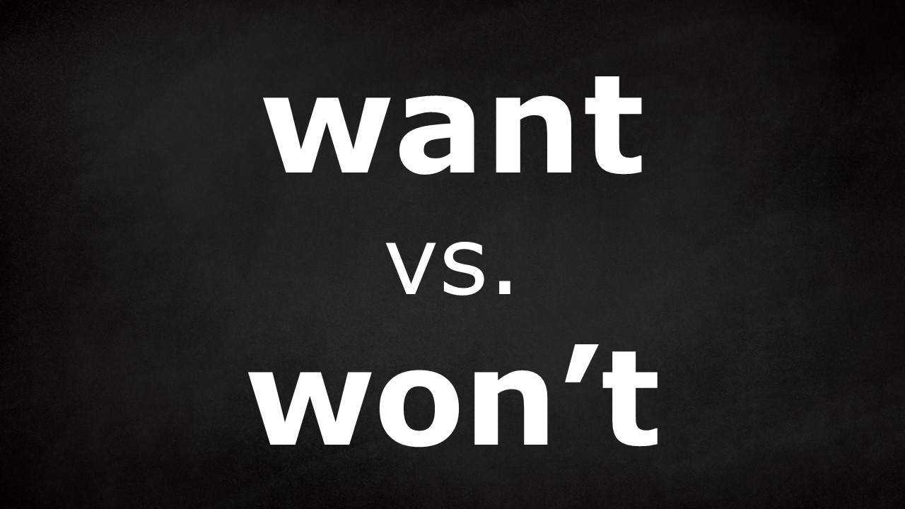 want 和 won’t 的發音